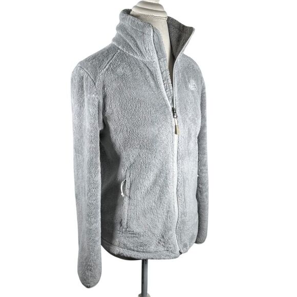 The North Face Osito Fleece Full Zip Jacket Light gray Plush Womens size S - Picture 6 of 10